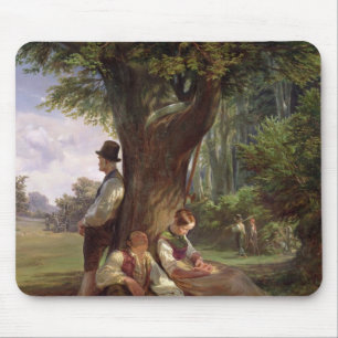 Tapis De Souris Paysans ayant une sièste, 1841