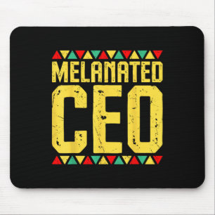 Tapis De Souris PDG Entrepreneur Melané Africain Histoire Noire M
