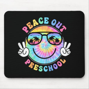Tapis De Souris Peace Out School 2024 Dernier Jour De L'École Été
