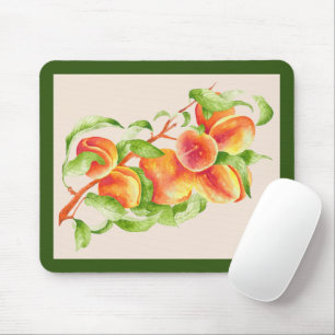 Tapis De Souris 'Peach Paradise' sur un carnet de souris
