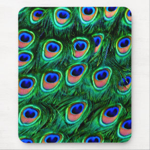 Tapis De Souris Peacock feathers_