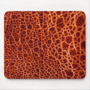 Tapis De Souris Peau Brown de grenouille mugissante