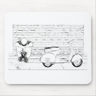 Tapis De Souris Peau de scooter
