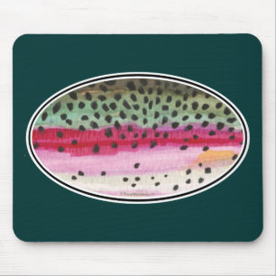 Tapis De Souris Pêche à la truite arc-en-ciel
