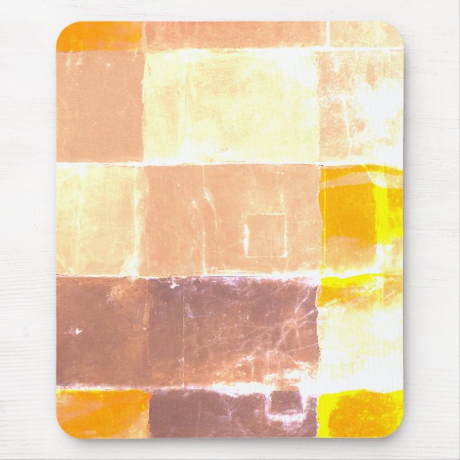 Tapis De Souris Pêche à plaid jaune (Devant)