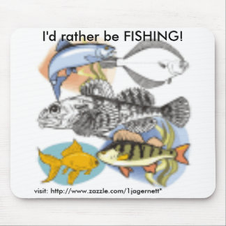 Tapis De Souris Pêche Mousepad