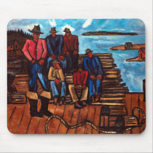 Tapis De Souris Pêcheur de homard de Marsden Hartley