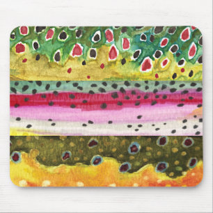 Tapis De Souris Pêcheur de truites