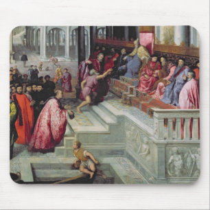 Tapis De Souris Pêcheur donnant l'anneau au doge de Venise