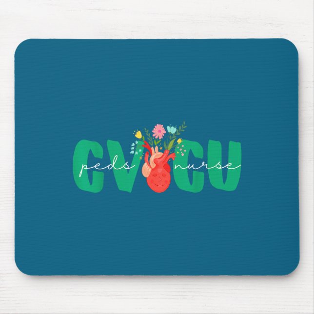 Tapis De Souris Pediatric Cvicu Nurse Cardiovascular Intensive Car (Devant)