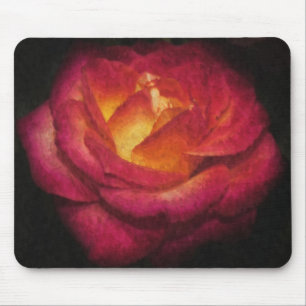 Tapis De Souris Peinture à l'huile de Rose flamand