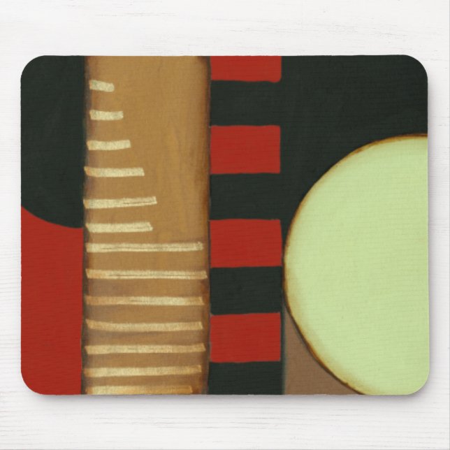 Tapis De Souris Peinture à panneaux de style loft contemporain (Devant)