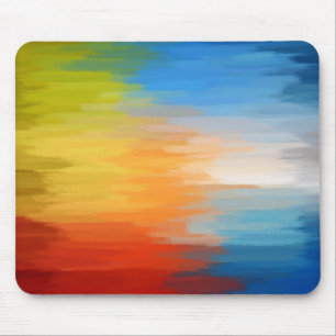 Tapis De Souris Peinture Abstraite Couleurs dynamiques 17