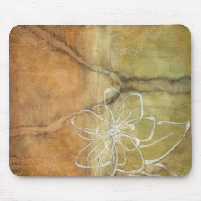 Tapis De Souris Peinture Abstraite en silhouette sur Arrière - pla (Devant)