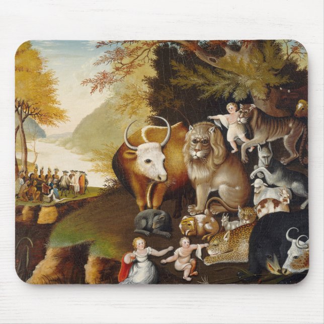 Tapis De Souris Peinture animale du Royaume pacifique (Devant)