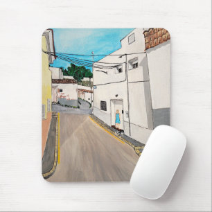 Tapis De Souris Peinture Calle Cabanilles par Alfred Fox