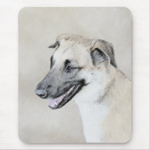 Tapis De Souris Peinture Chinook (Oreilles Tombantes) - Art Canin