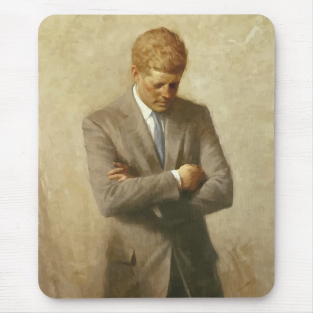 Tapis De Souris Peinture de John F. Kennedy (Devant)