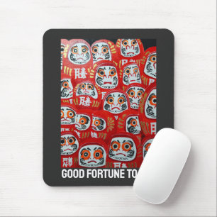 Tapis De Souris Peinture de poupées Daruma par Alfred Fox