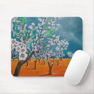 Tapis De Souris Peinture Huerto de Almendros par Alfred Fox