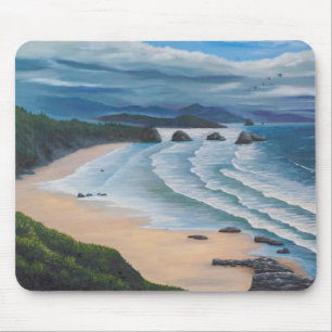 Tapis De Souris Peinture sur la mer de Cannon Beach