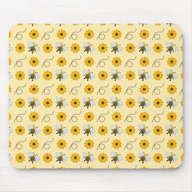 Tapis De Souris Peintures D'Abeilles (Devant)