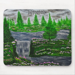 Tapis De Souris Peintures DG Cascade de Pine Meadow