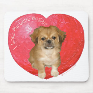 Tapis De Souris Pékinois / Shih Tzu Saint-Valentin