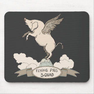 Tapis De Souris Peloton de porcs de vol