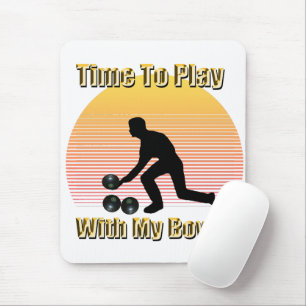 Tapis De Souris Pelouse Bowls : Il Est Temps De Jouer Avec Mes Bow