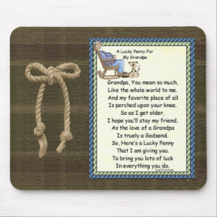 Tapis De Souris Penny Mousepad-Grand-papa-Chanceux de Penny-Colle