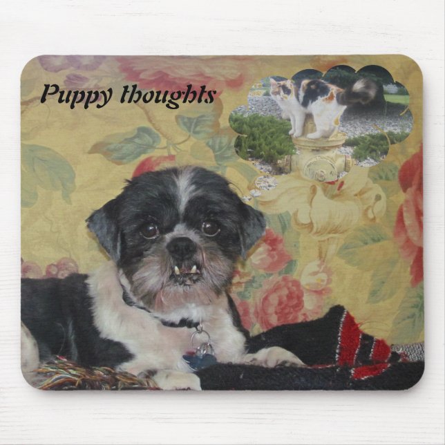 Tapis De Souris Pensées des chiots (Devant)