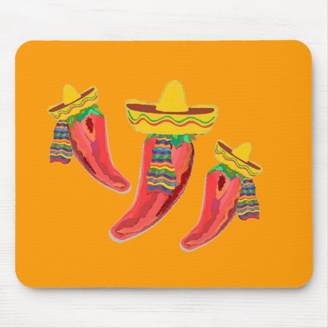 Tapis De Souris Peppers Souris Pad (Devant)
