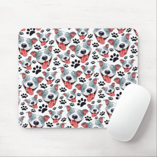Tapis De Souris Peppy Pit Bull American Pitbull Pet Puppy Chien
