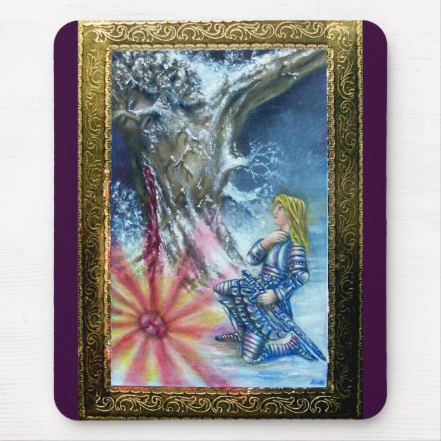 TAPIS DE SOURIS PERCEVATION ET VISION DU SAINT-GRAIL (Devant)