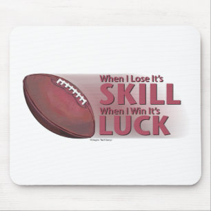 Tapis De Souris Perdre des compétences gagner la chance Football