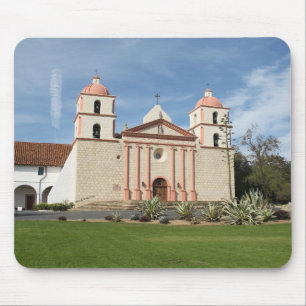 Tapis De Souris Père Noël Barbara Spanish Mission, Californie