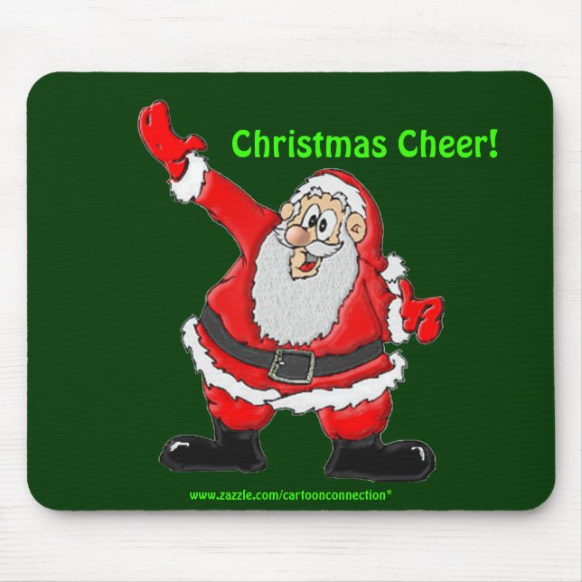 Tapis De Souris Père Noël, Cadeaux de Noël Père (Devant)