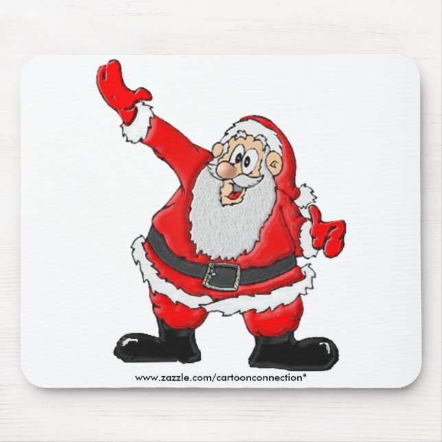 Tapis De Souris Père Noël, Cadeaux de Noël Père (Devant)