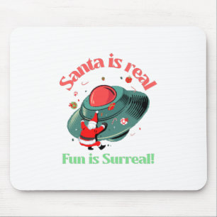 Tapis De Souris Père Noël Est Vraiment Amusant, Surréaliste