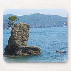 Tapis De Souris Père Noël Marherita Ligure, Italie Mousepad