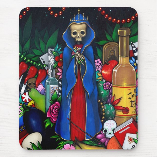Tapis De Souris Père Noël Muerte Mousepad (Devant)