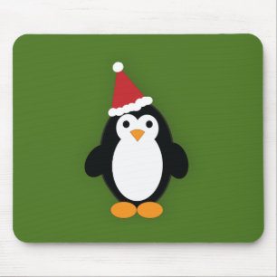 Tapis De Souris Père Noël Penguin