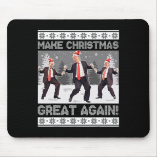 Tapis De Souris Père Noël Trump Danse Rendre Noël super moche