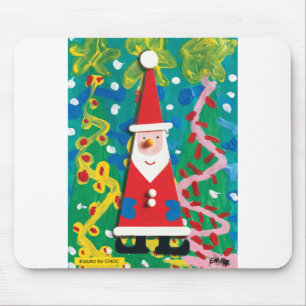 Tapis De Souris Père Noël Winter Wonderland - Kids Art pour CHOC