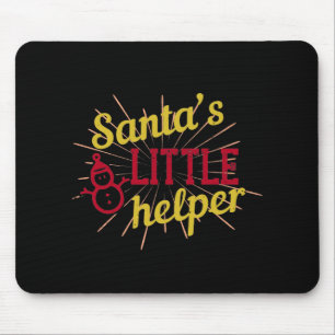 Tapis De Souris Père Noël's Little Helper