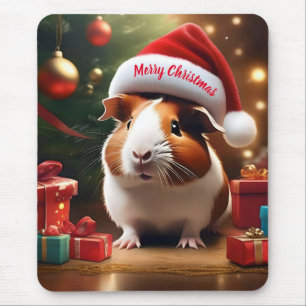 Tapis De Souris "Père Noël's Little Helper : The Christmas Guinea 