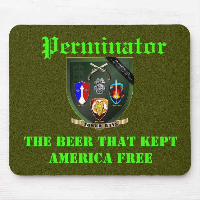 Tapis De Souris Perminateur Mousepad (Devant)