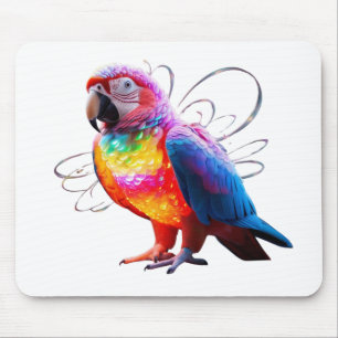 Tapis De Souris Perroquet vibrant