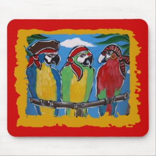 Tapis De Souris Perroquets de Fête